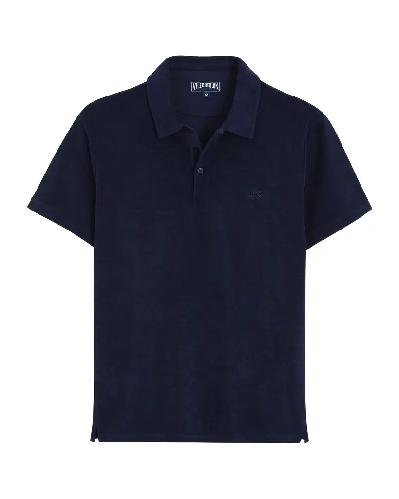 Vilebrequin Men's Organic Terry Polo Shirt | Image 1 Vilebrequin Men's Organic Terry Polo Shirt | Image 1