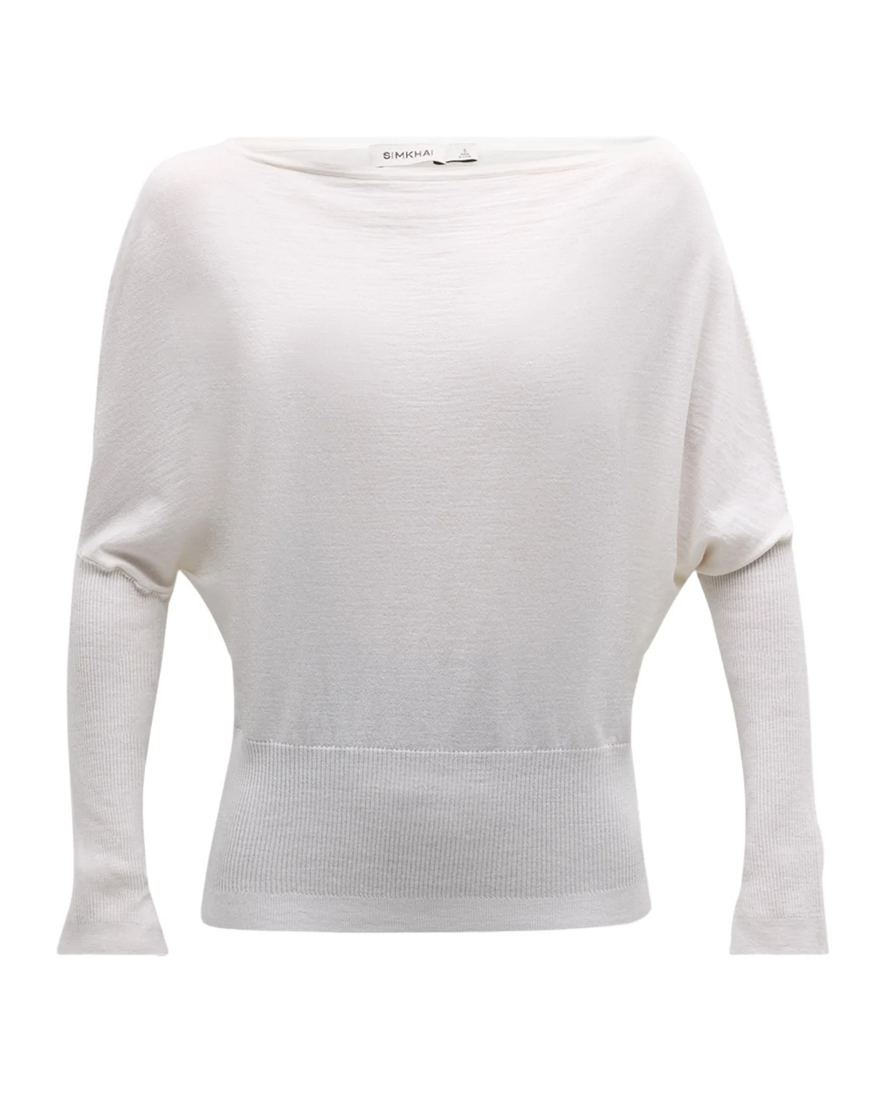 Lavina Draped Off-Shoulder Sweater Lavina Draped Off-Shoulder Sweater