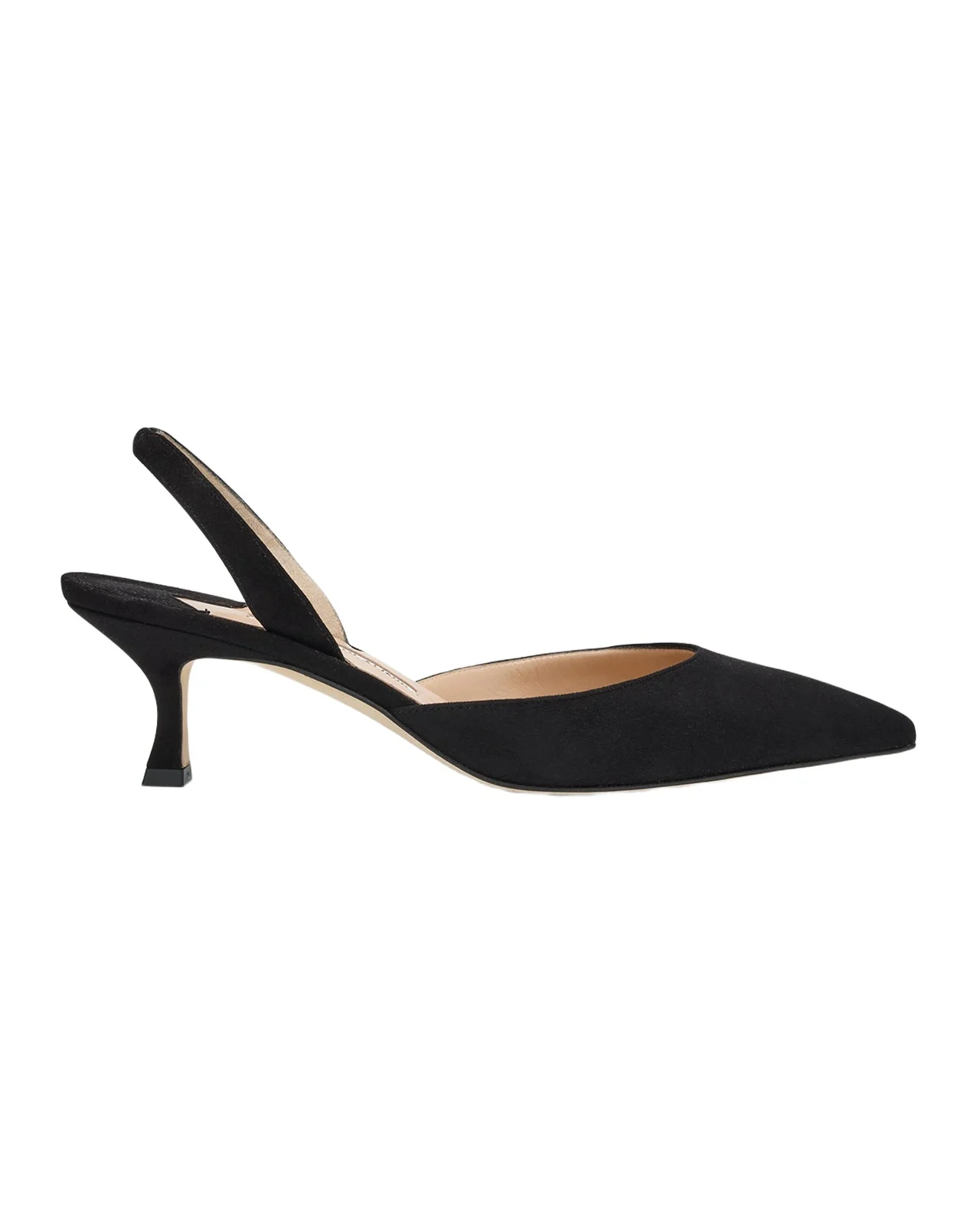 Manolo Blahnik Carolyne Kitten-Heel Halter Pumps