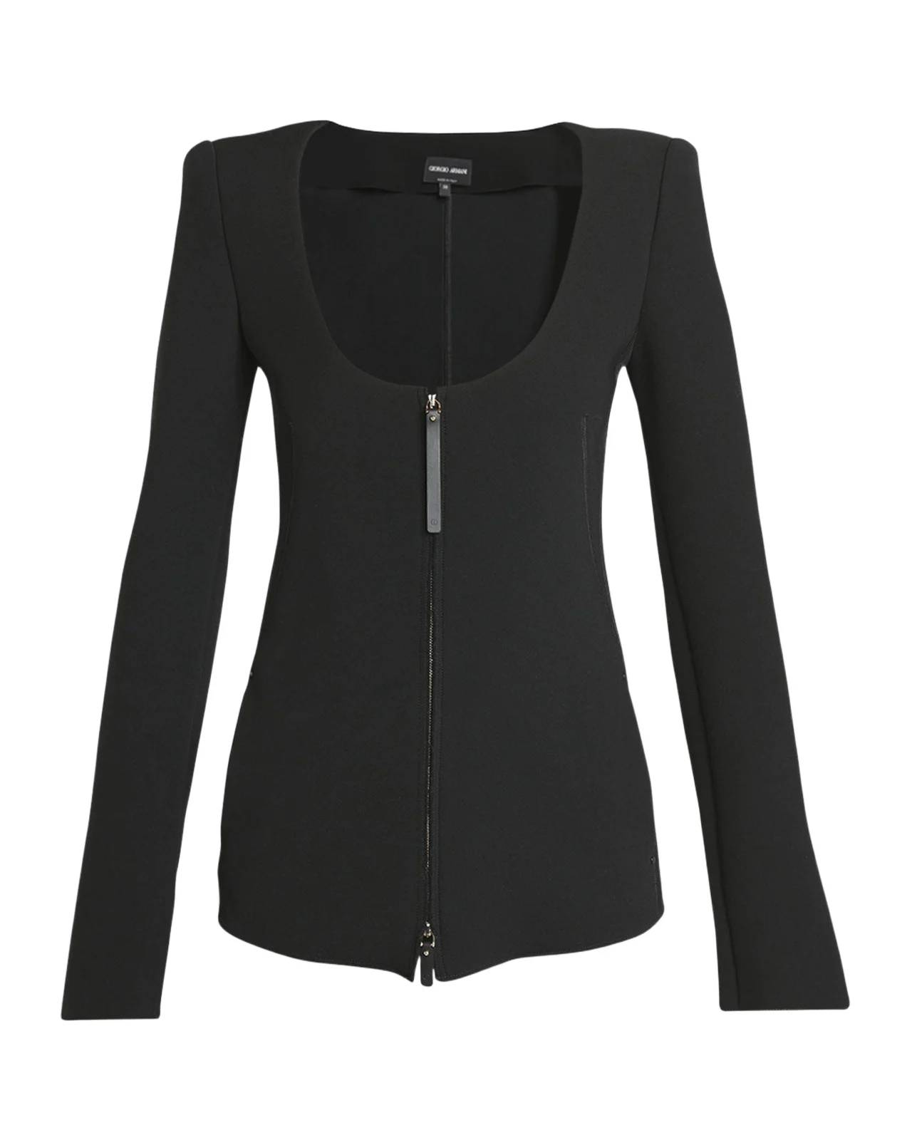 Double-Jersey Virgin Wool Zip Jacket