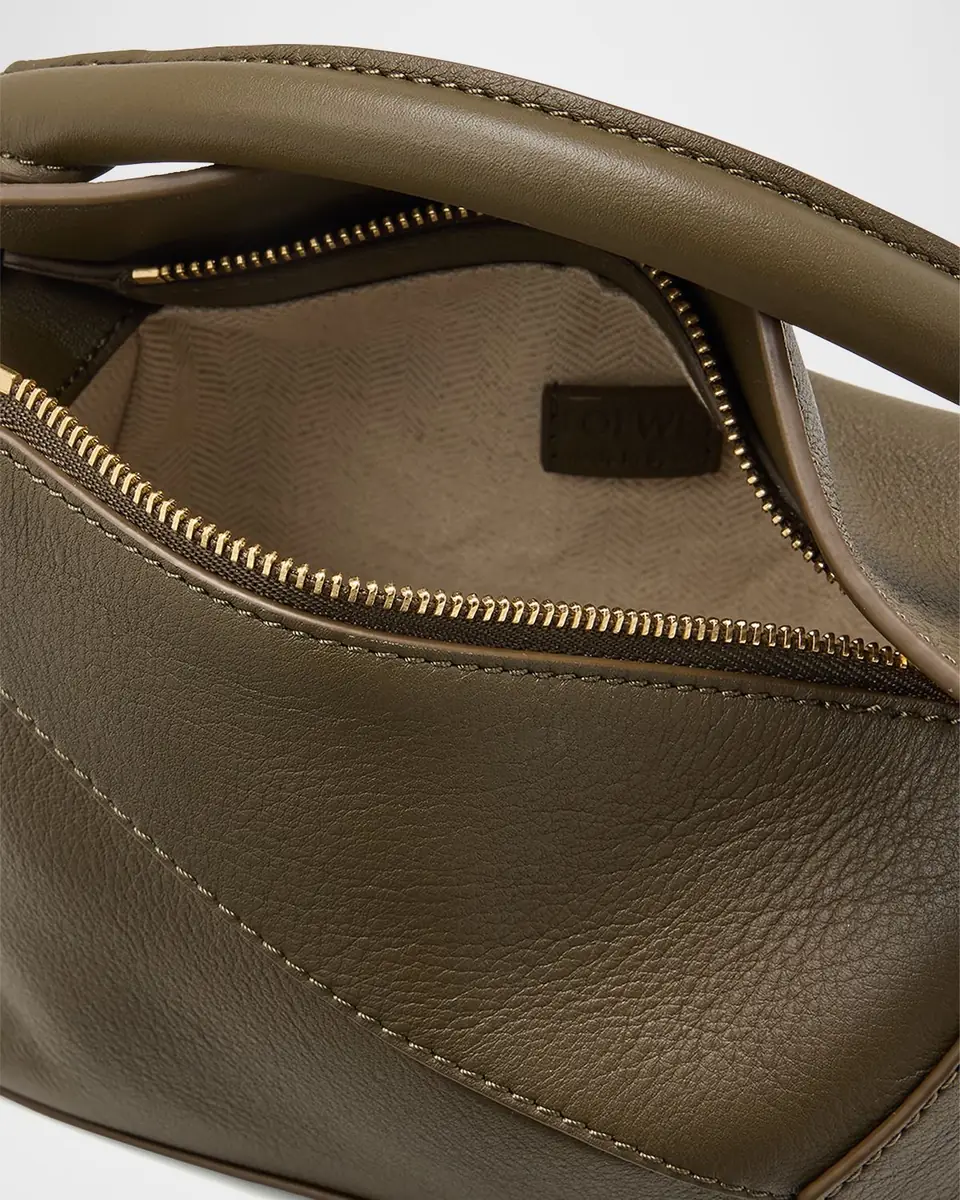 Loewe x Paula's Ibiza Puzzle Edge Mini Top-Handle Bag in Leather | Thumbnail 4 Loewe x Paula's Ibiza Puzzle Edge Mini Top-Handle Bag in Leather | Thumbnail 4
