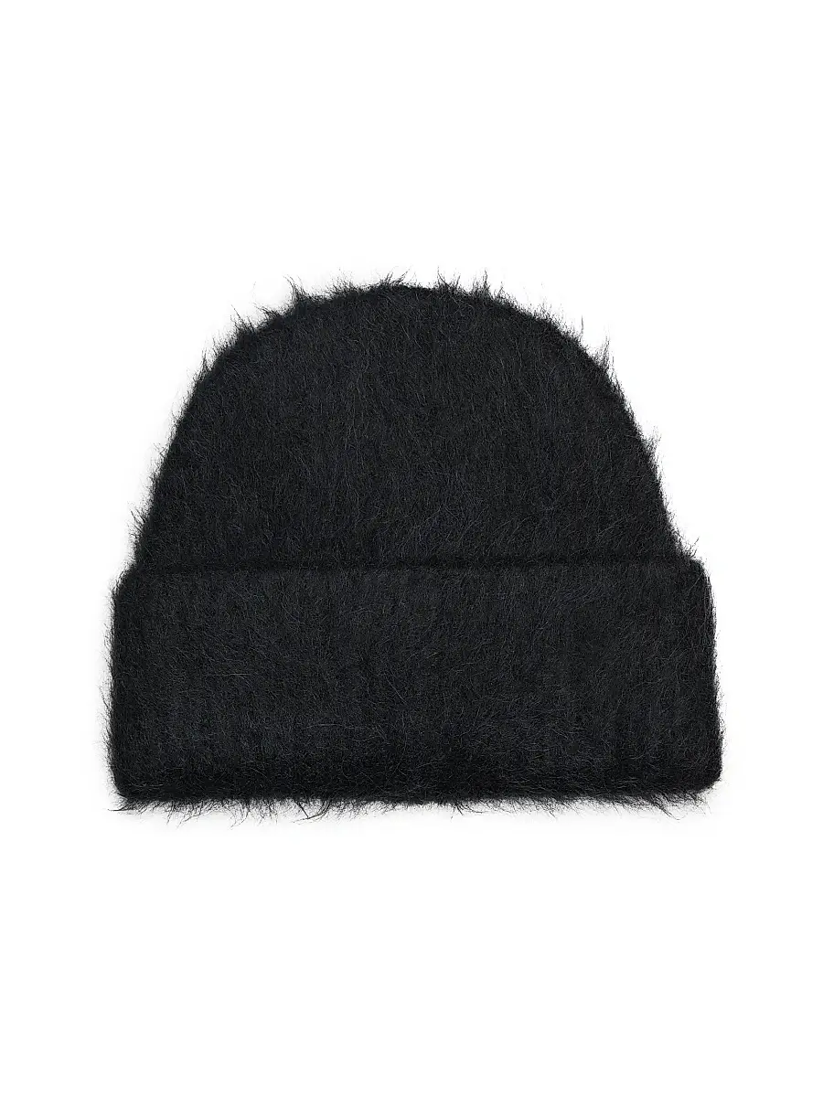 Toteme Women's Alpaca Rib-Knit Beanie - Black | Image 1 Toteme Women's Alpaca Rib-Knit Beanie - Black | Image 1