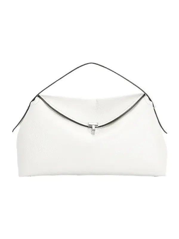 Women's T-Lock Leather Top-Handle Bag
