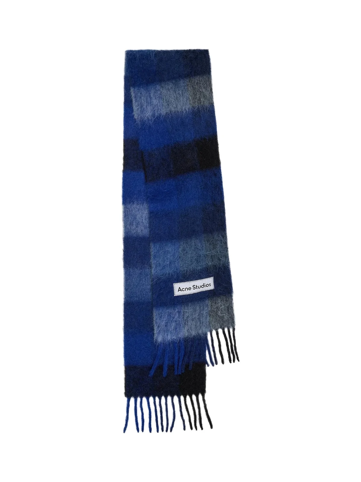 Men's Main Vally Checkered Fringe Scarf Men's Main Vally Checkered Fringe Scarf