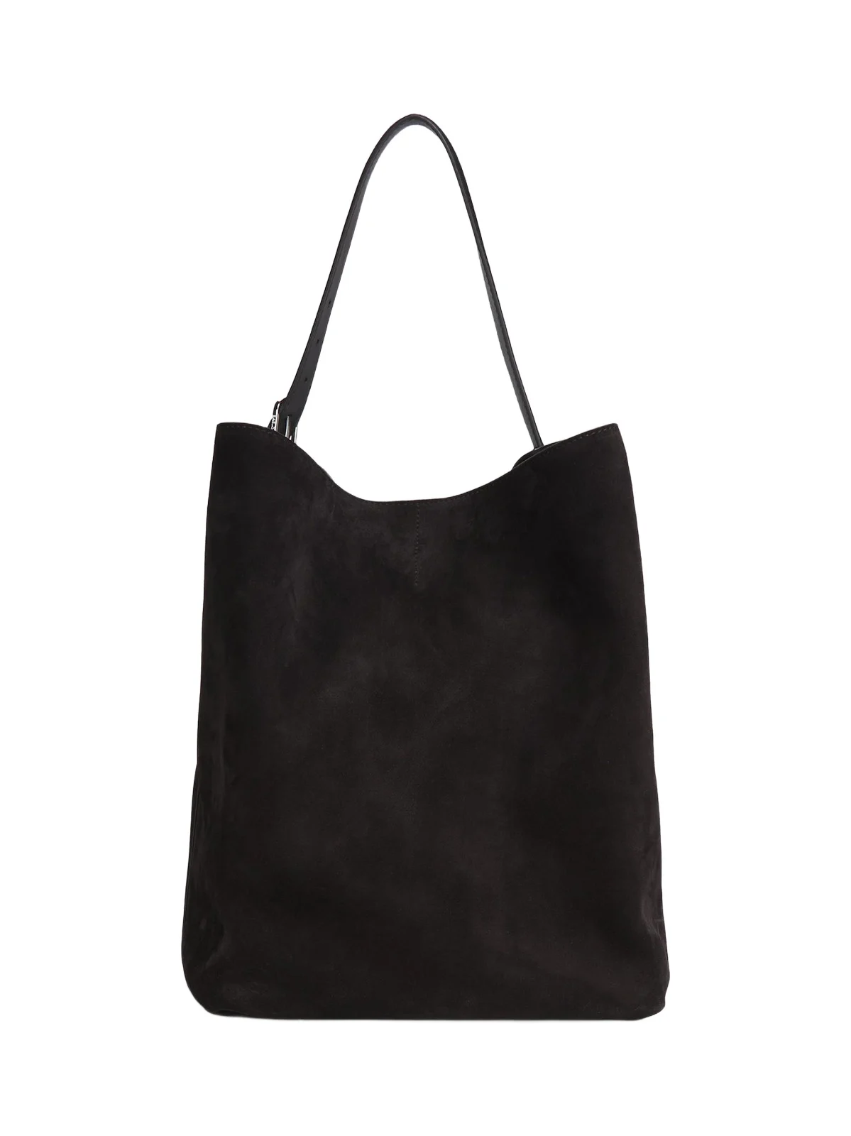 Women's Suede Belted Tote Bag