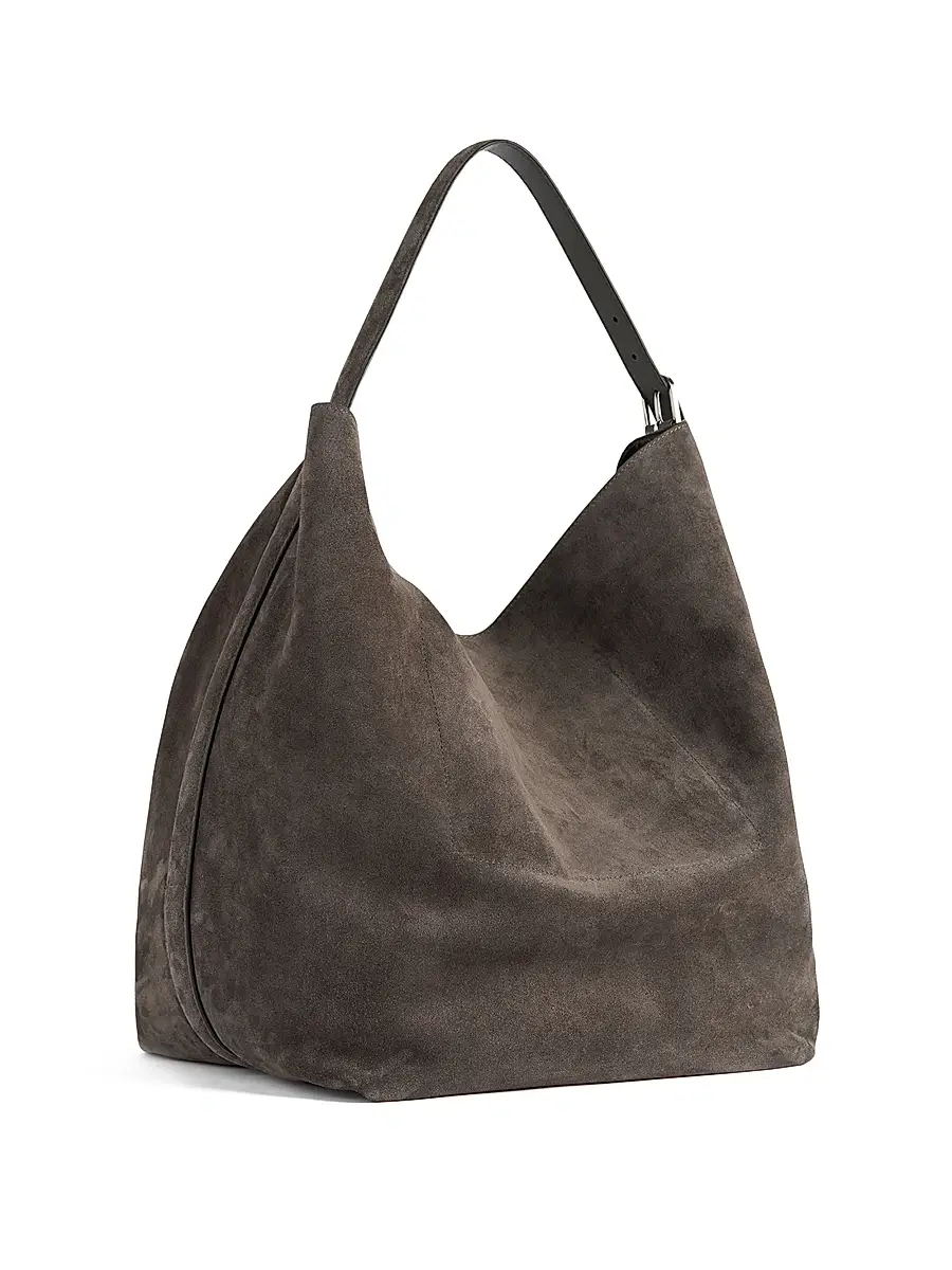 TOTEME Women's Suede Belted Tote Bag | Thumbnail 2