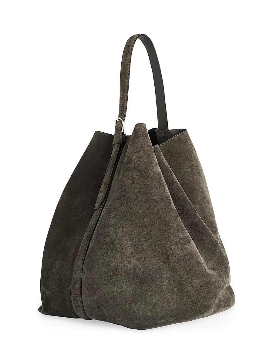 TOTEME Women's Suede Belted Tote Bag | Thumbnail 3
