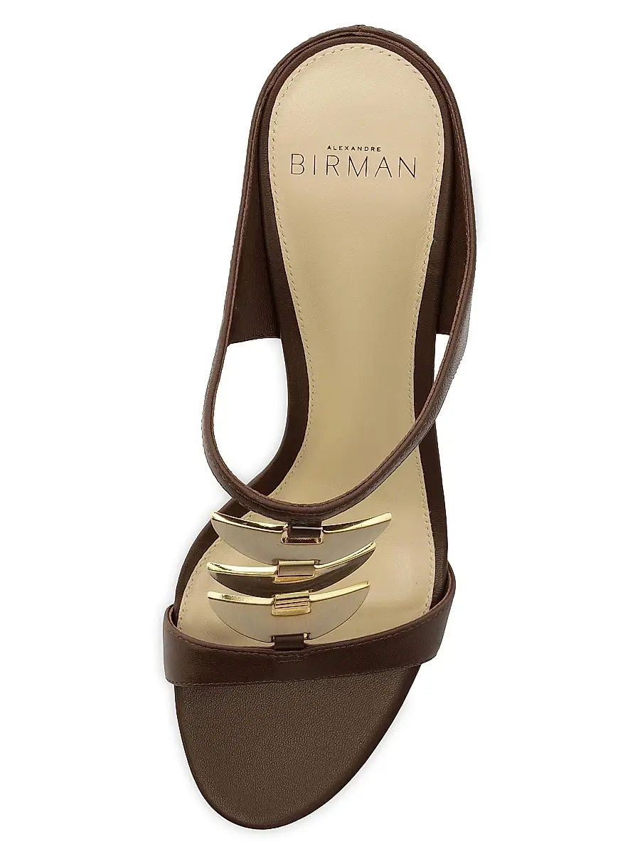 Alexandre Birman Women's Lia 85MM Leather T-Strap Sandals | Thumbnail 4 Alexandre Birman Women's Lia 85MM Leather T-Strap Sandals | Thumbnail 4