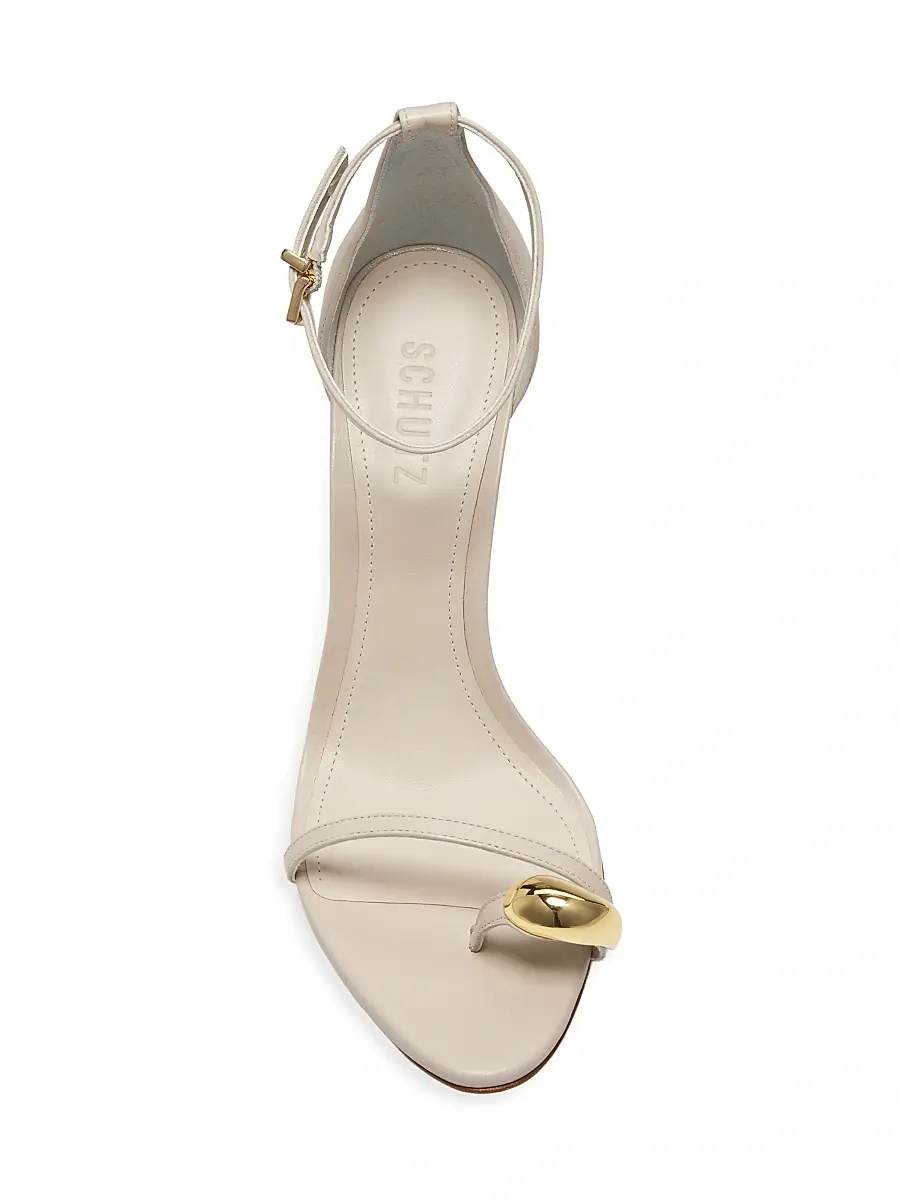 Schutz Women's Maya 100MM Leather Sandals | Thumbnail 4 Schutz Women's Maya 100MM Leather Sandals | Thumbnail 4