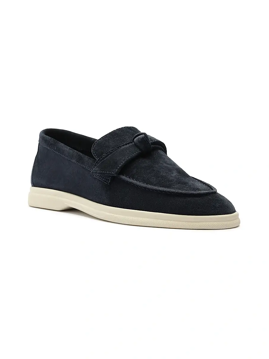 Alexandre Birman Women's Clarita Suede Bow Loafers | Thumbnail 2 Alexandre Birman Women's Clarita Suede Bow Loafers | Thumbnail 2