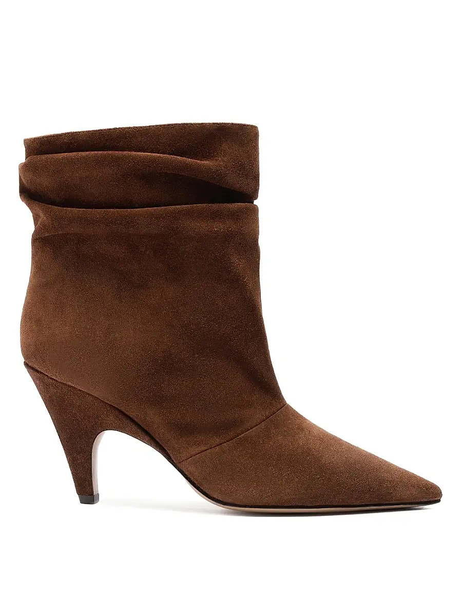 Alexandre Birman Women's Tati 85MM Suede Slouchy Boots - Rich Brown | Image 1 Alexandre Birman Women's Tati 85MM Suede Slouchy Boots - Rich Brown | Image 1