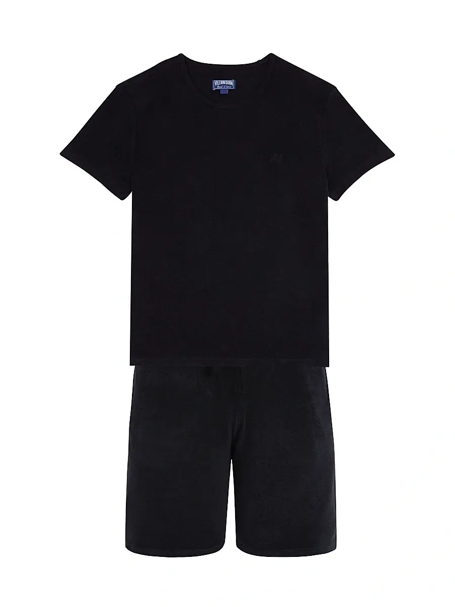 Vilebrequin Men's Cotton-Blend Crewneck T-Shirt | Thumbnail 2