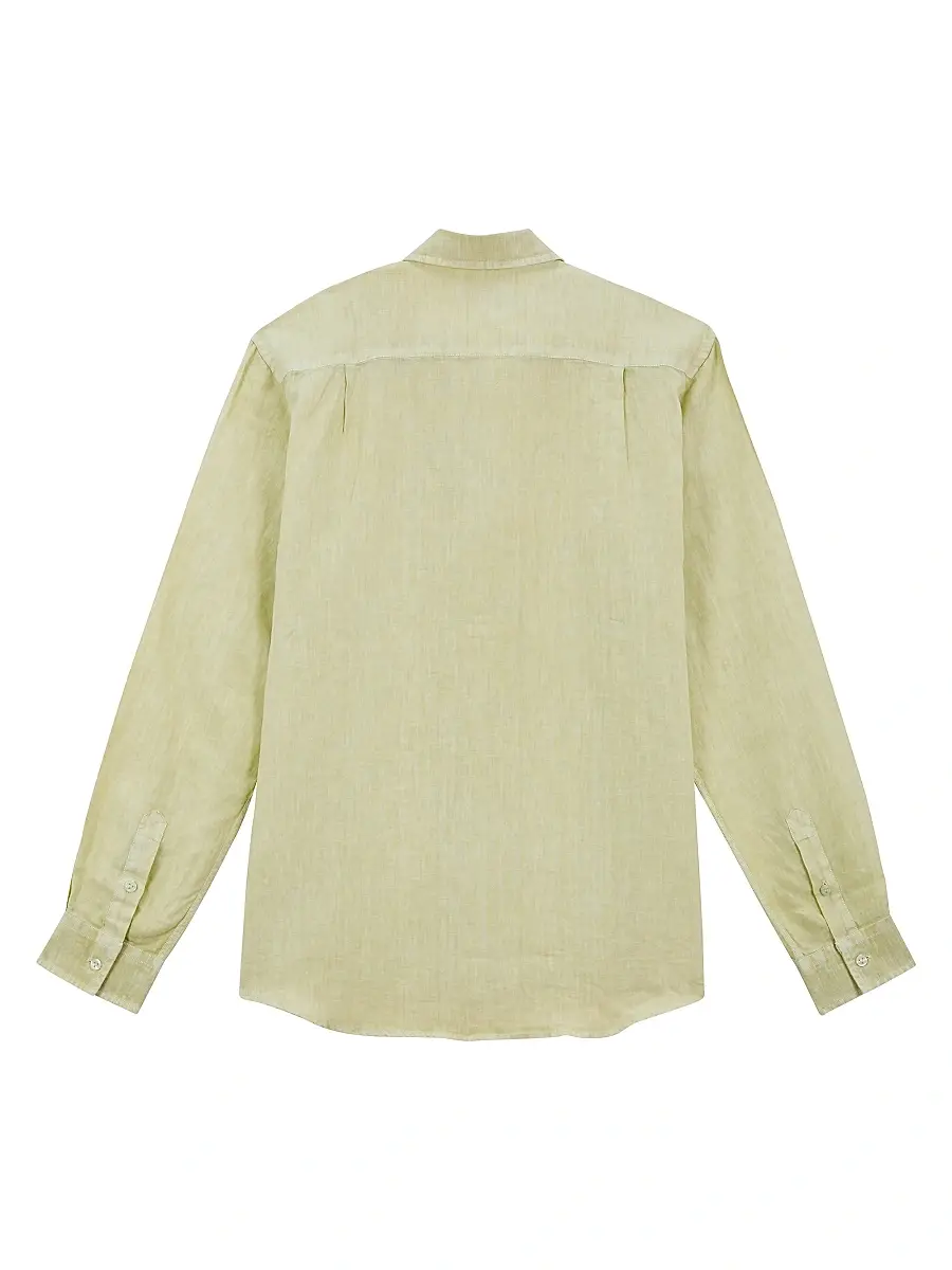 Vilebrequin Men's Linen Button-Up Shirt | Thumbnail 2 Vilebrequin Men's Linen Button-Up Shirt | Thumbnail 2