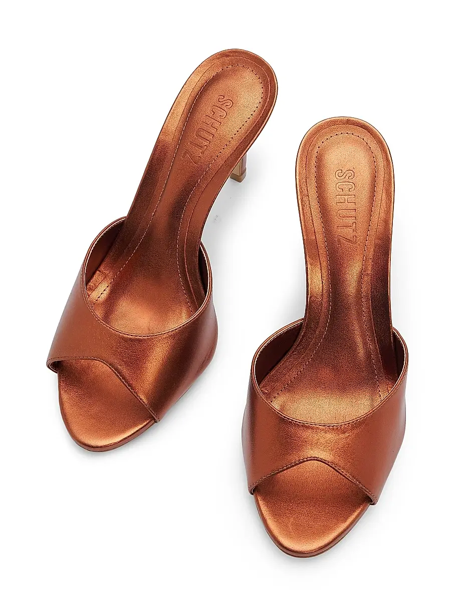 Schutz Women's Cloe 100MM Patent Leather Sandals | Thumbnail 4 Schutz Women's Cloe 100MM Patent Leather Sandals | Thumbnail 4