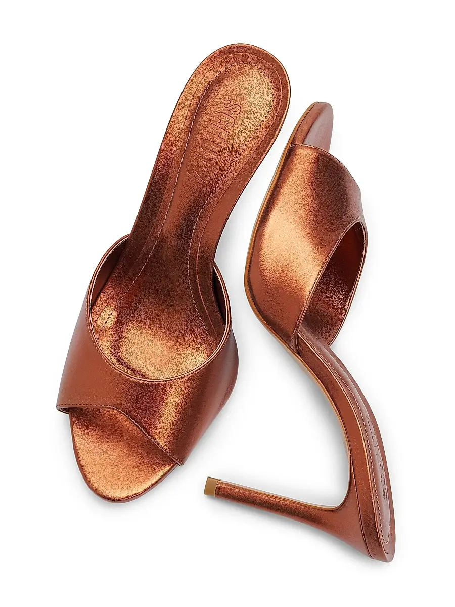 Schutz Women's Cloe 100MM Patent Leather Sandals | Thumbnail 6 Schutz Women's Cloe 100MM Patent Leather Sandals | Thumbnail 6