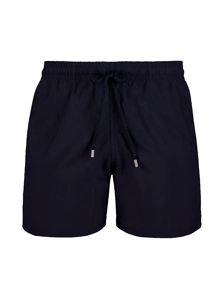 Vilebrequin Men's Unis Swim Trunks - Navy | Image 1 Vilebrequin Men's Unis Swim Trunks - Navy | Image 1