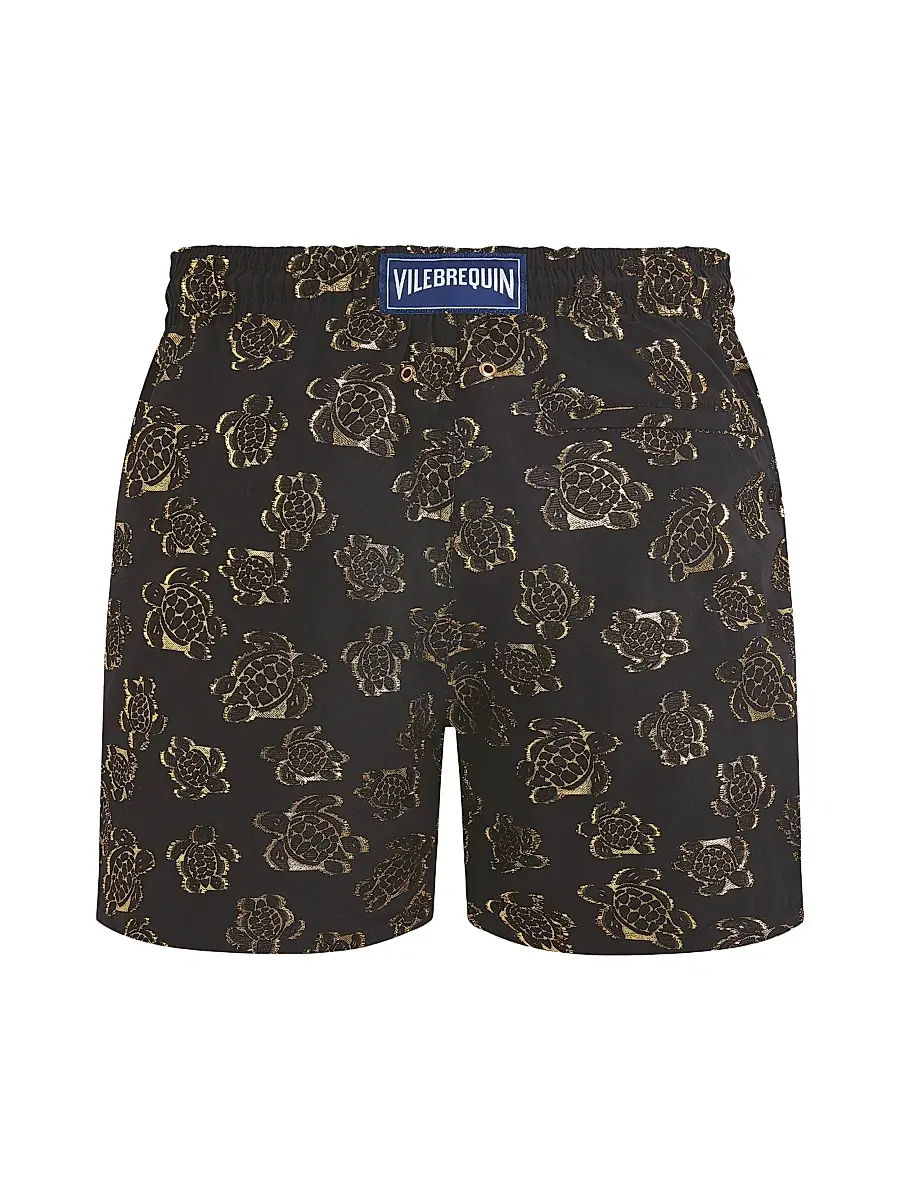 Vilebrequin Men's Metallic Jacquard Swim Shorts | Thumbnail 2 Vilebrequin Men's Metallic Jacquard Swim Shorts | Thumbnail 2