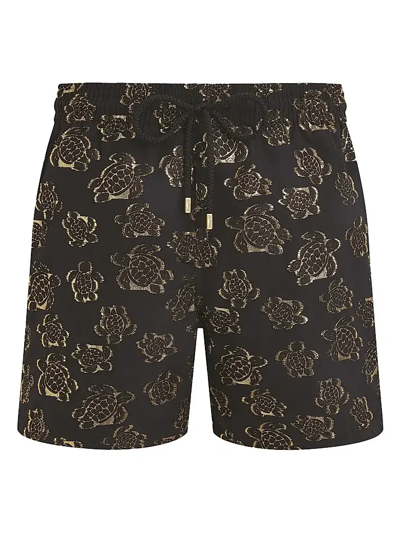 Vilebrequin Men's Metallic Jacquard Swim Shorts