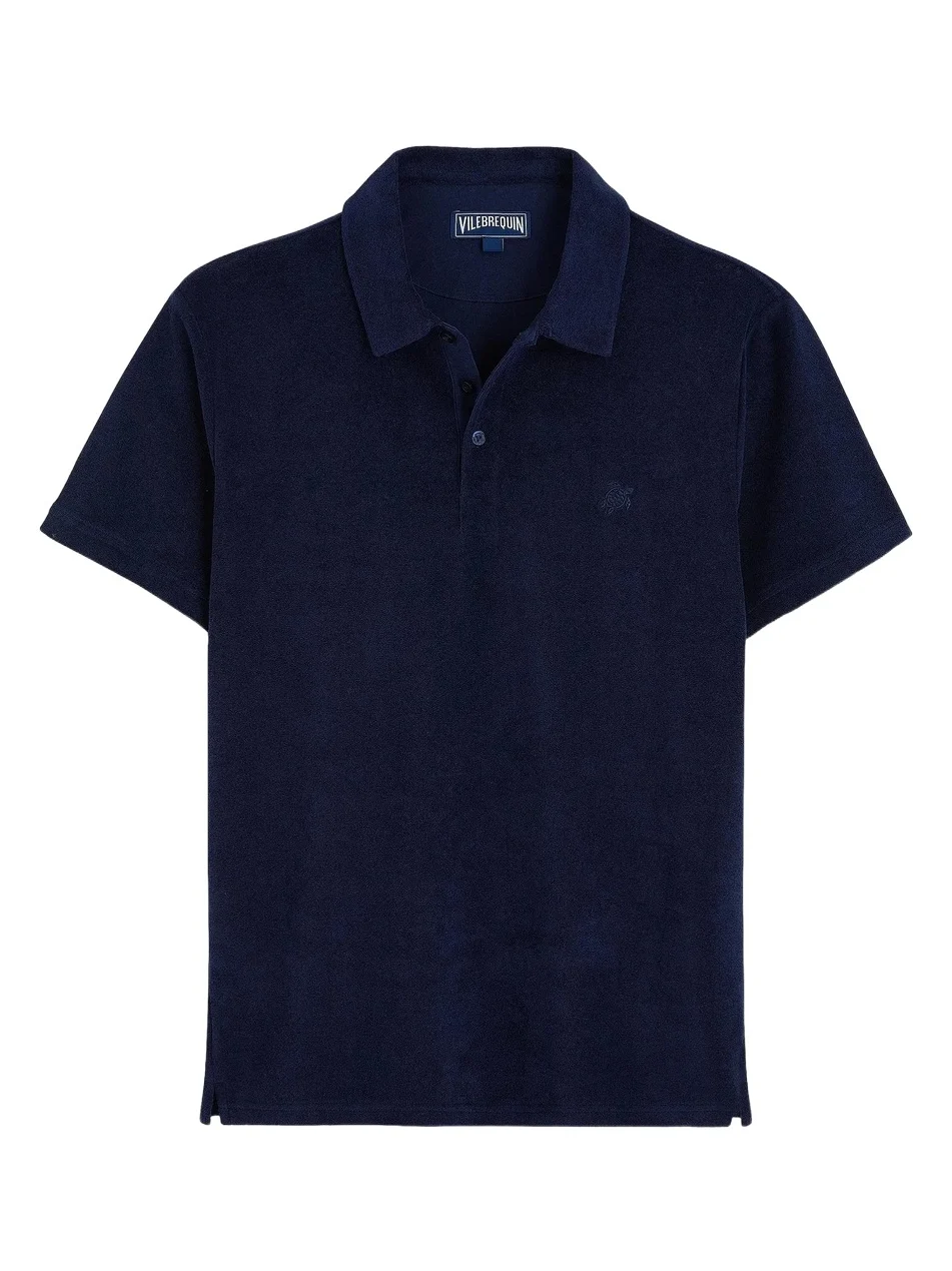 Men's Organic Cotton Terry Polo Shirt Men's Organic Cotton Terry Polo Shirt