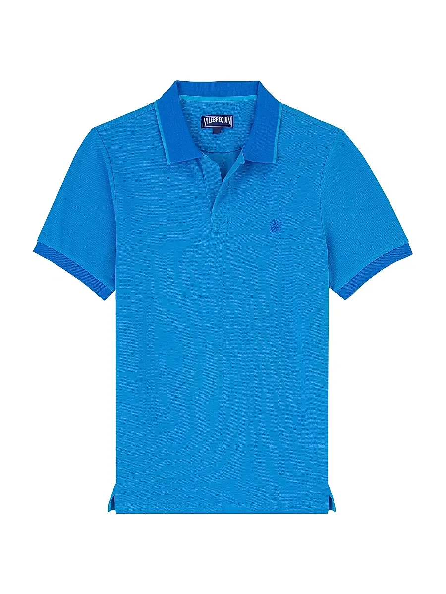 Vilebrequin Men's Cotton Polo Shirt - Palace | Image 1 Vilebrequin Men's Cotton Polo Shirt - Palace | Image 1