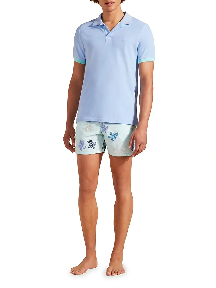 Vilebrequin Men's Cotton Polo Shirt | Thumbnail 2 Vilebrequin Men's Cotton Polo Shirt | Thumbnail 2