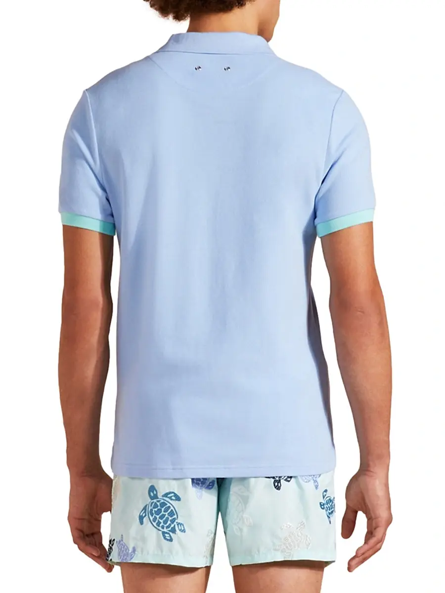 Vilebrequin Men's Cotton Polo Shirt | Thumbnail 5 Vilebrequin Men's Cotton Polo Shirt | Thumbnail 5