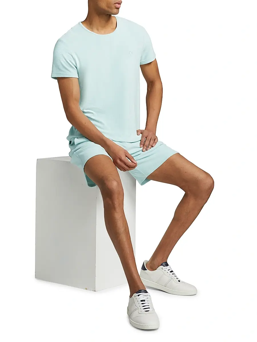 Vilebrequin Men's Cotton-Blend Crewneck T-Shirt | Thumbnail 2 Vilebrequin Men's Cotton-Blend Crewneck T-Shirt | Thumbnail 2