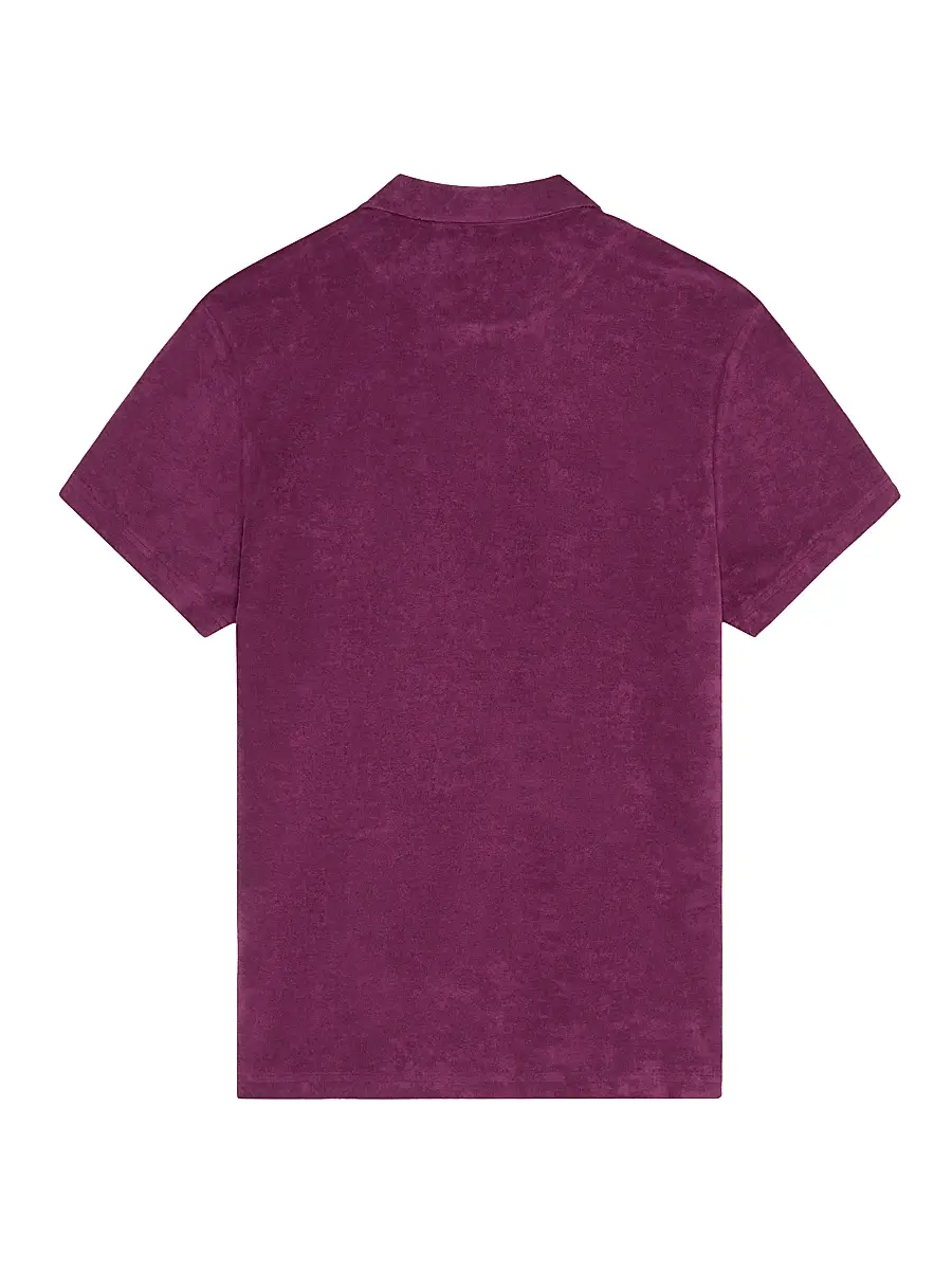 Vilebrequin Men's Terry Cloth Polo Shirt | Thumbnail 3 Vilebrequin Men's Terry Cloth Polo Shirt | Thumbnail 3