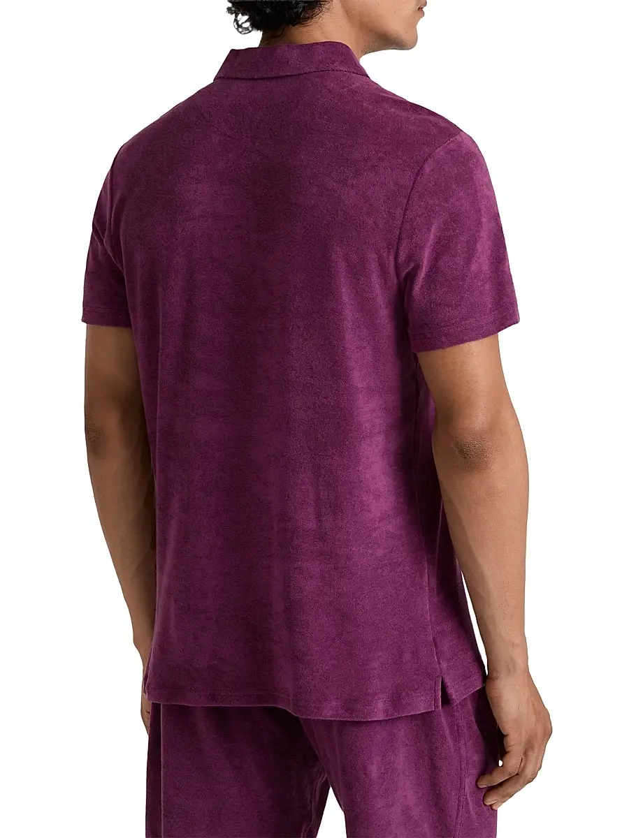 Vilebrequin Men's Terry Cloth Polo Shirt | Thumbnail 5 Vilebrequin Men's Terry Cloth Polo Shirt | Thumbnail 5