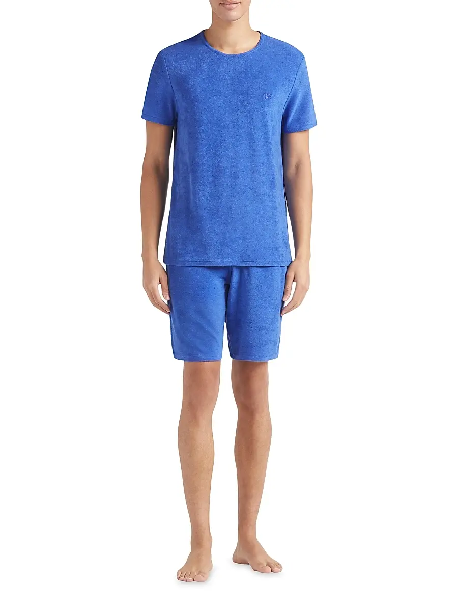 Vilebrequin Men's Cotton-Blend Crewneck T-Shirt | Thumbnail 2 Vilebrequin Men's Cotton-Blend Crewneck T-Shirt | Thumbnail 2
