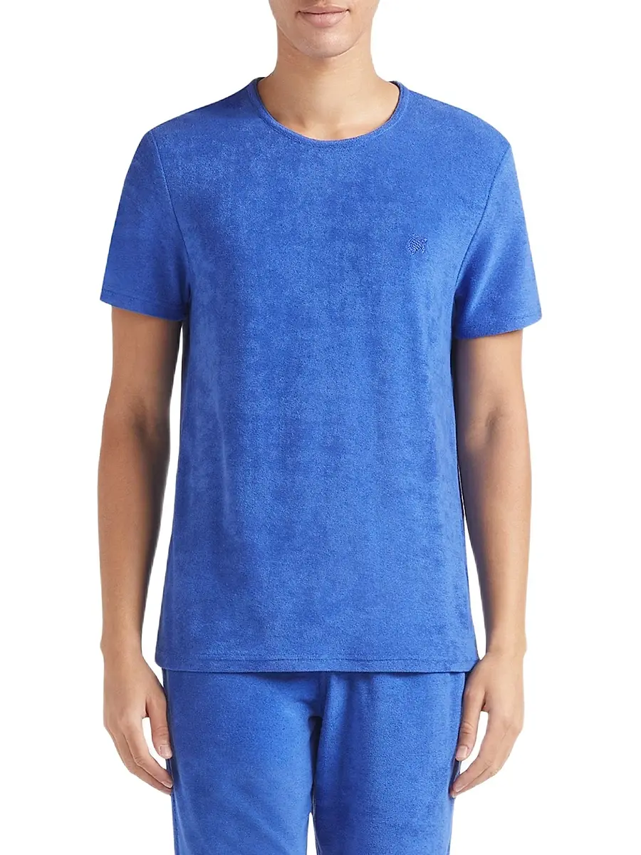Vilebrequin Men's Cotton-Blend Crewneck T-Shirt | Thumbnail 4 Vilebrequin Men's Cotton-Blend Crewneck T-Shirt | Thumbnail 4