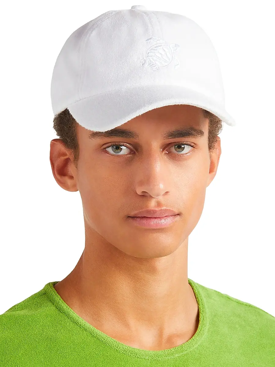 Vilebrequin Men's Terry Logo-Embroidered Baseball Cap | Thumbnail 2 Vilebrequin Men's Terry Logo-Embroidered Baseball Cap | Thumbnail 2