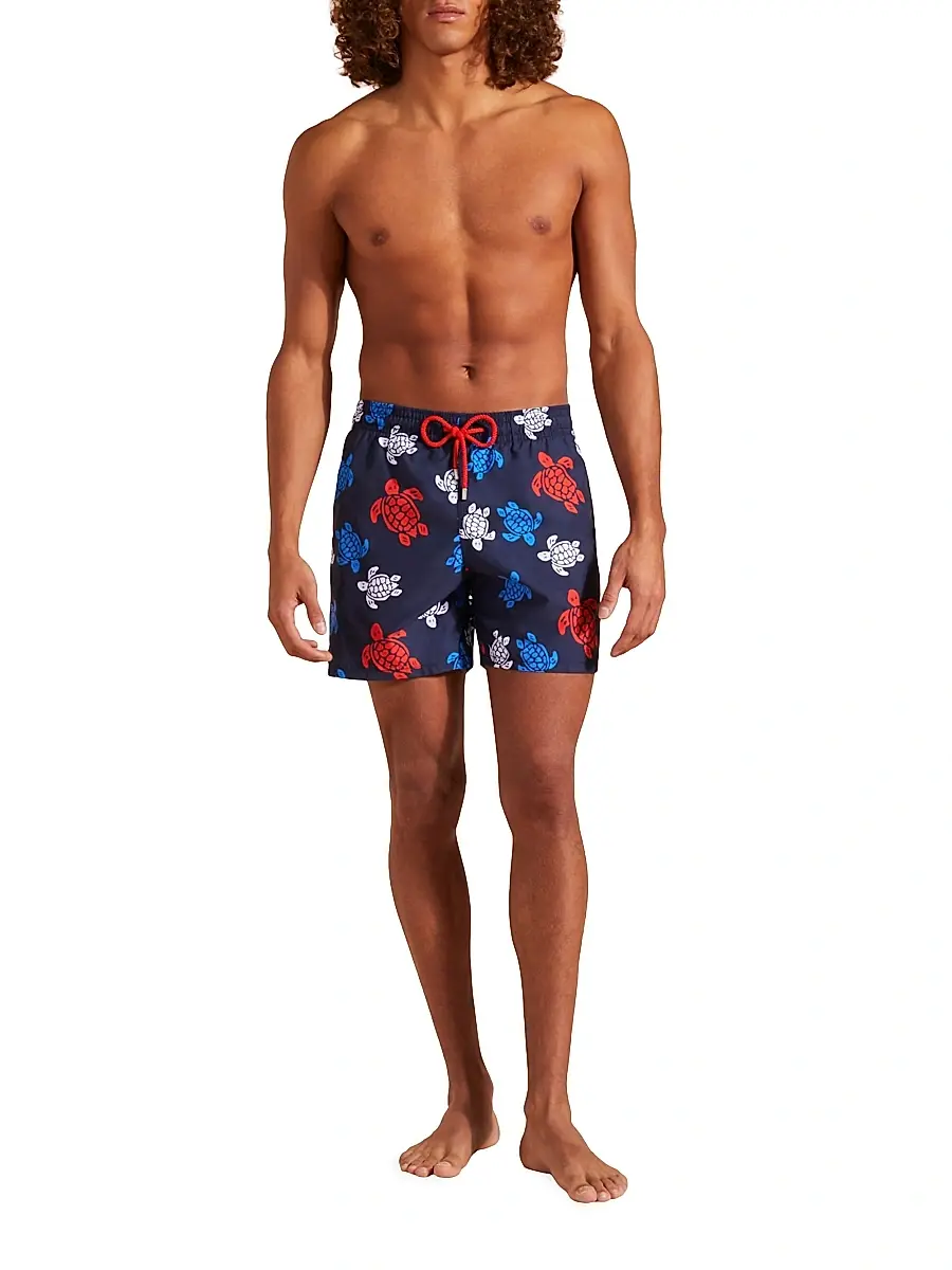 Vilebrequin Men's Multicolor Tortoise Swim Trunks | Thumbnail 2