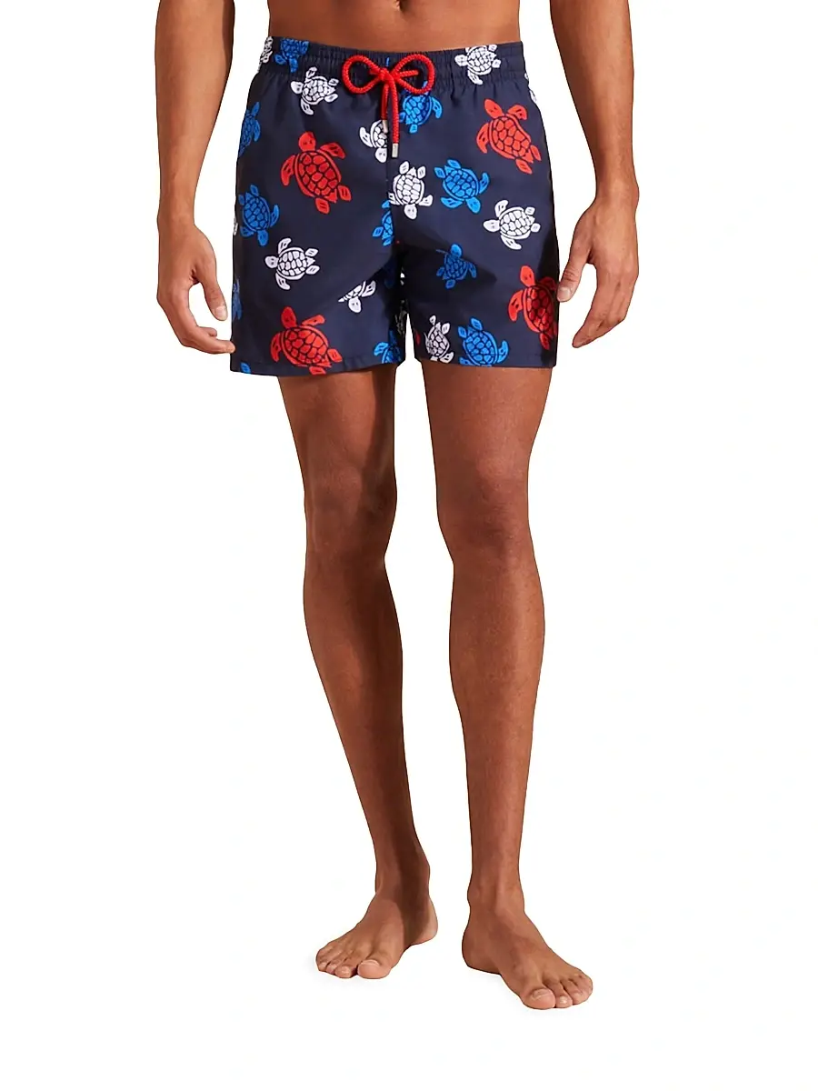 Vilebrequin Men's Multicolor Tortoise Swim Trunks | Thumbnail 4