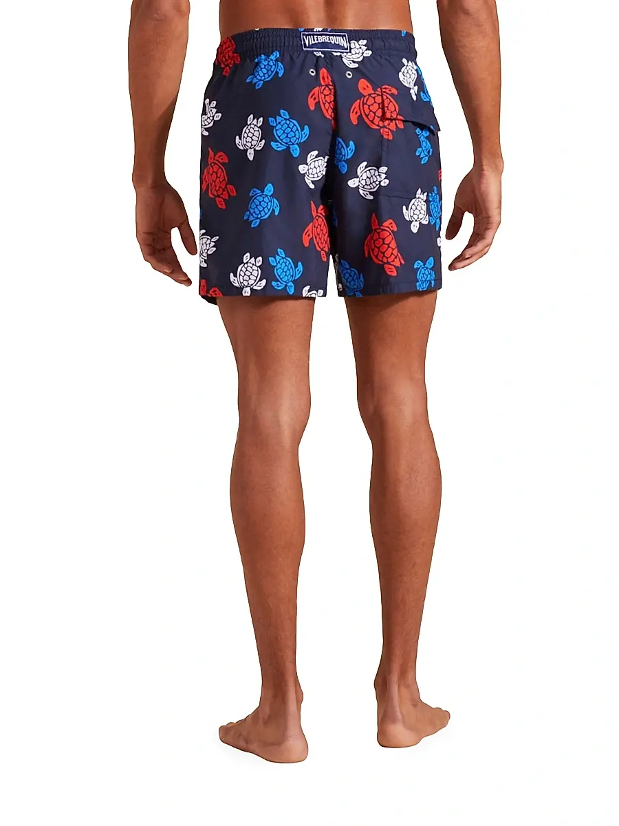 Vilebrequin Men's Multicolor Tortoise Swim Trunks | Thumbnail 5