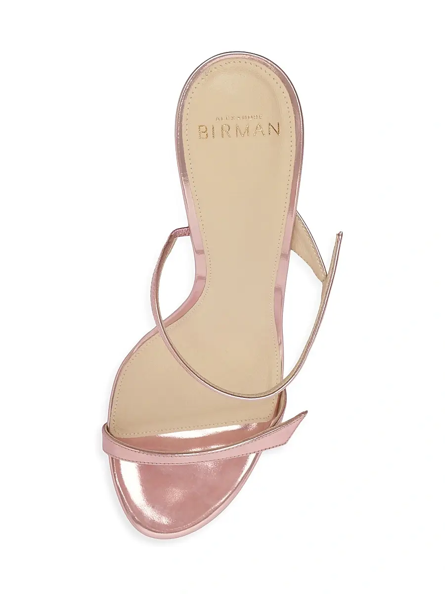 Alexandre Birman Women's Tita 85MM Metallic Leather Sandals | Thumbnail 6 Alexandre Birman Women's Tita 85MM Metallic Leather Sandals | Thumbnail 6