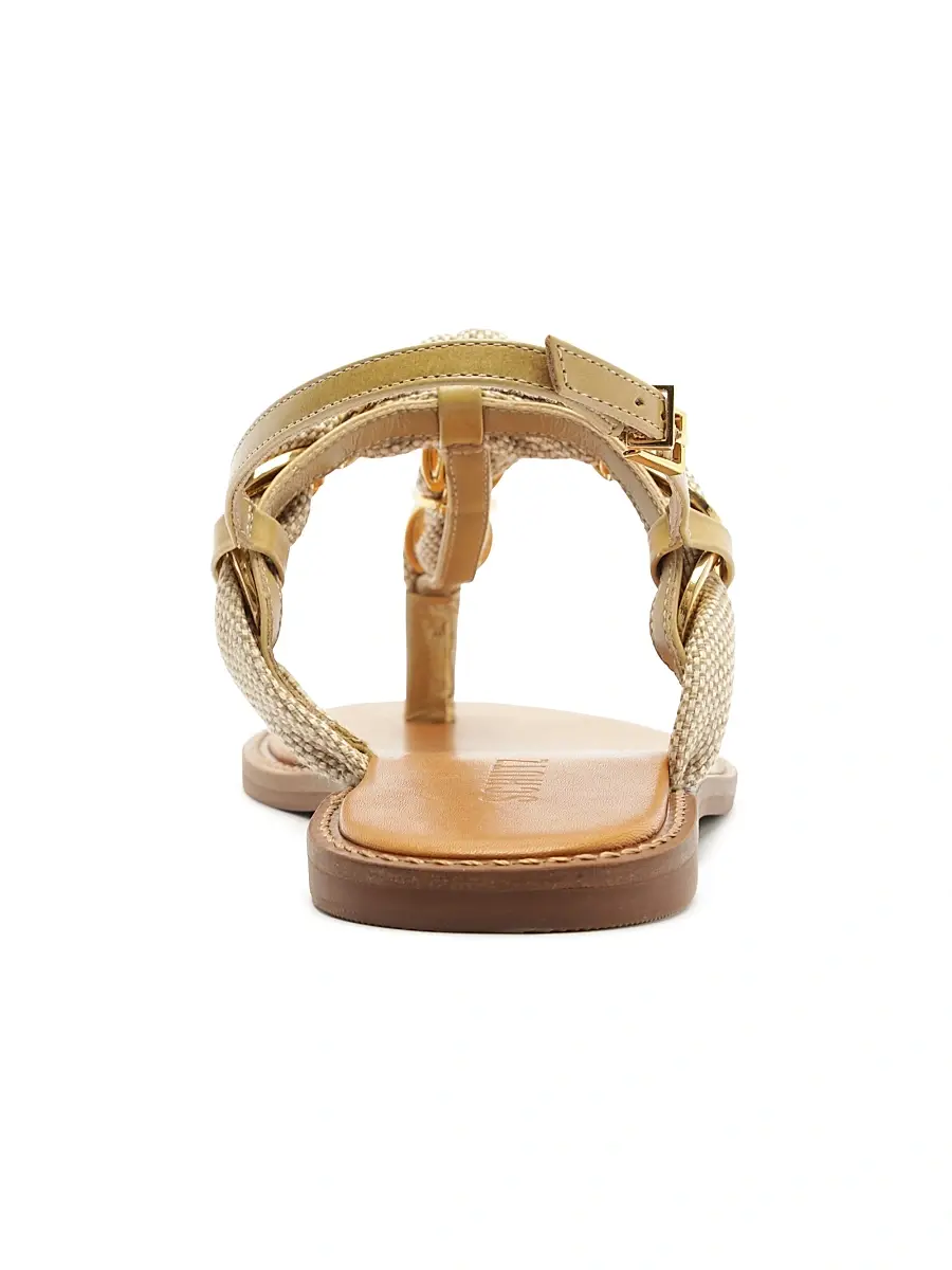 Schutz Women's Camellia Leather Slingback Sandals - Light Wood | Thumbnail 6 Schutz Women's Camellia Leather Slingback Sandals - Light Wood | Thumbnail 6
