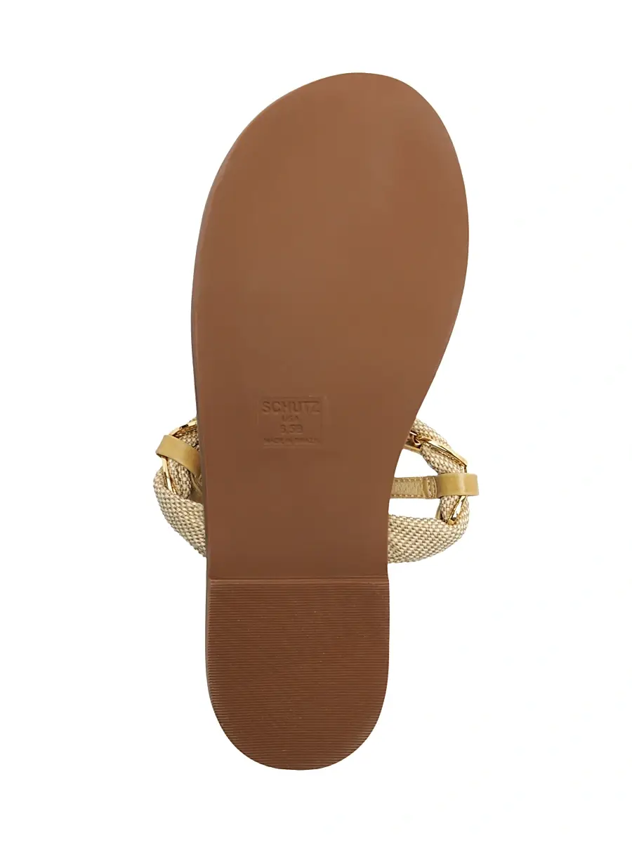 Schutz Women's Camellia Leather Slingback Sandals - Light Wood | Thumbnail 8 Schutz Women's Camellia Leather Slingback Sandals - Light Wood | Thumbnail 8