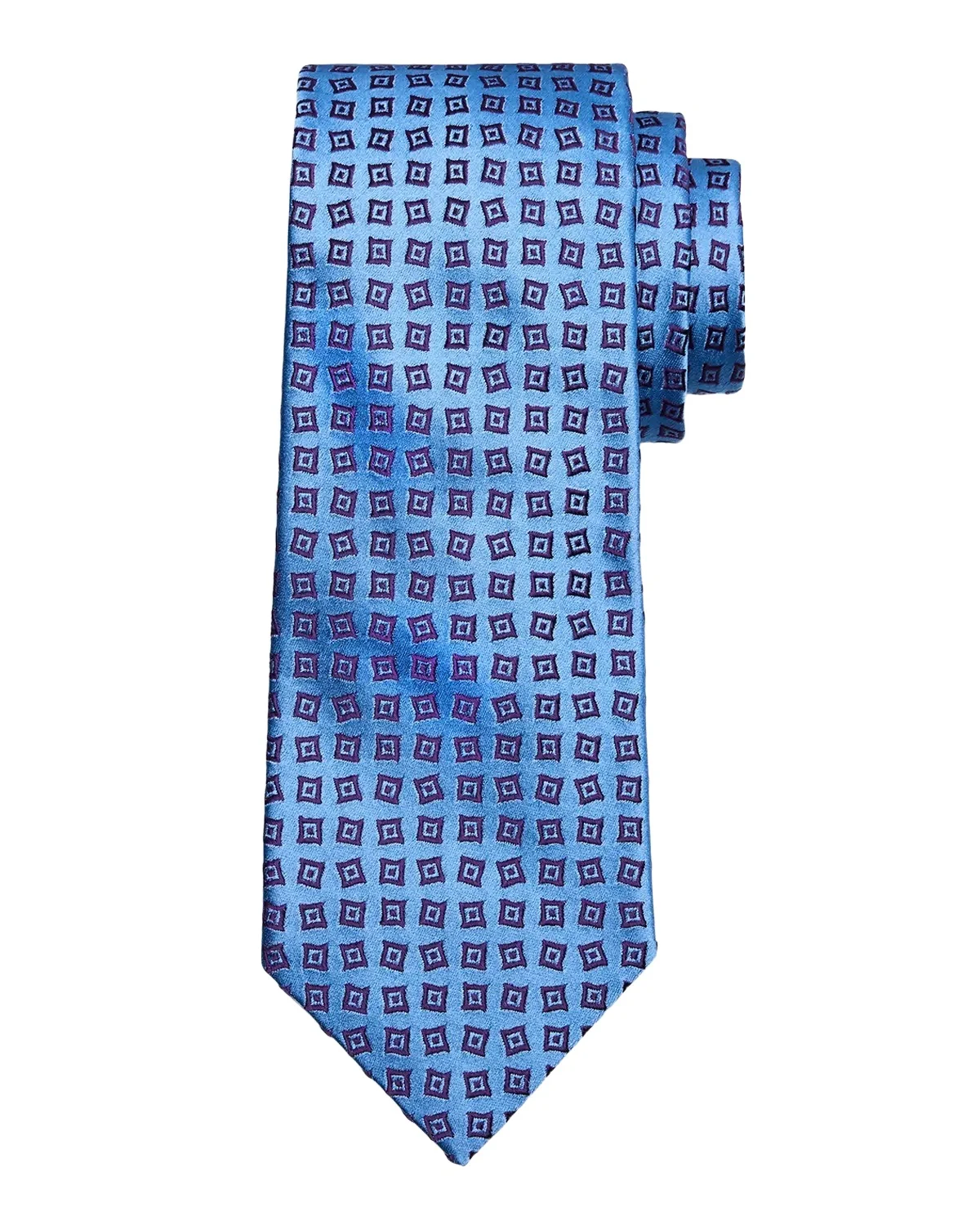 Men's Geometric Square Silk Tie Men's Geometric Square Silk Tie