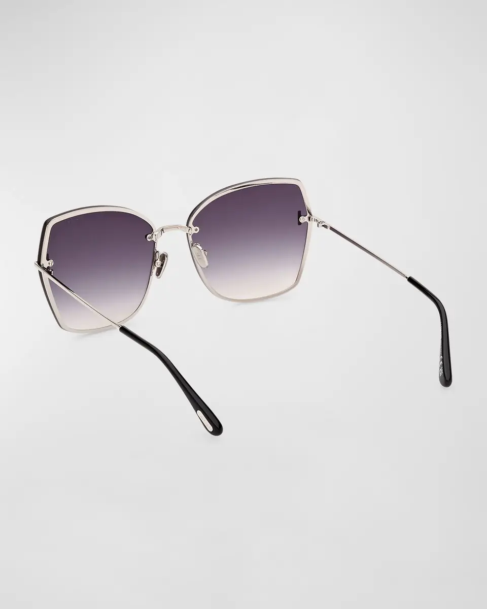 Tom Ford Nickie Metal Butterfly Sunglasses | Thumbnail 2 Tom Ford Nickie Metal Butterfly Sunglasses | Thumbnail 2