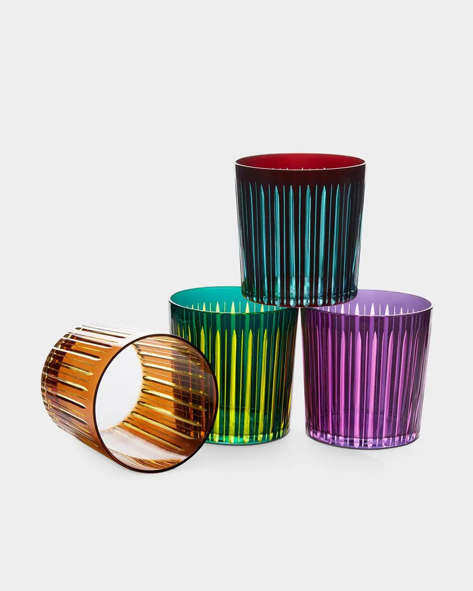 L'Objet Prism Double Old Fashioned Glasses, Set of 4 | Thumbnail 2