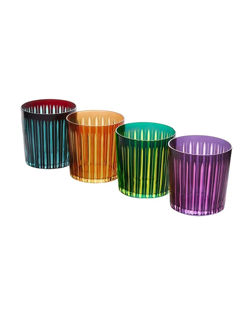 L'Objet Prism Double Old Fashioned Glasses, Set of 4