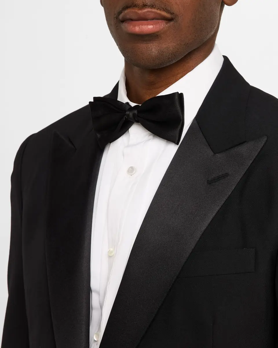 Ralph Lauren Purple Label Men's Gregory Hand-Tailored Wool Peak Tuxedo | Thumbnail 6