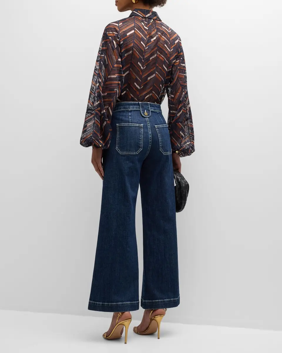 Ramy Brook Theodora Cropped Wide-Leg Jeans | Thumbnail 6 Ramy Brook Theodora Cropped Wide-Leg Jeans | Thumbnail 6