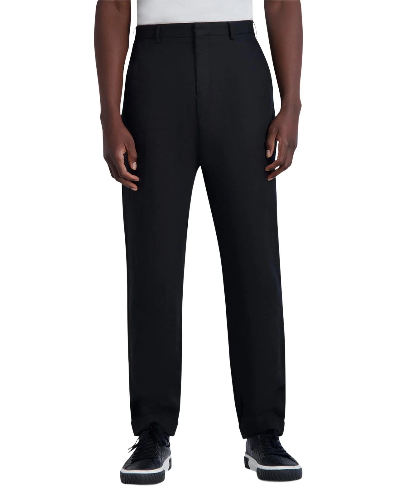 Karl Lagerfeld Paris Men's Linen-Blend Trousers