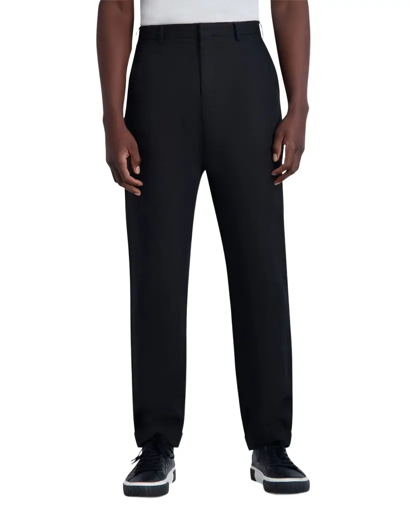 Karl Lagerfeld Paris Men's Linen-Blend Trousers