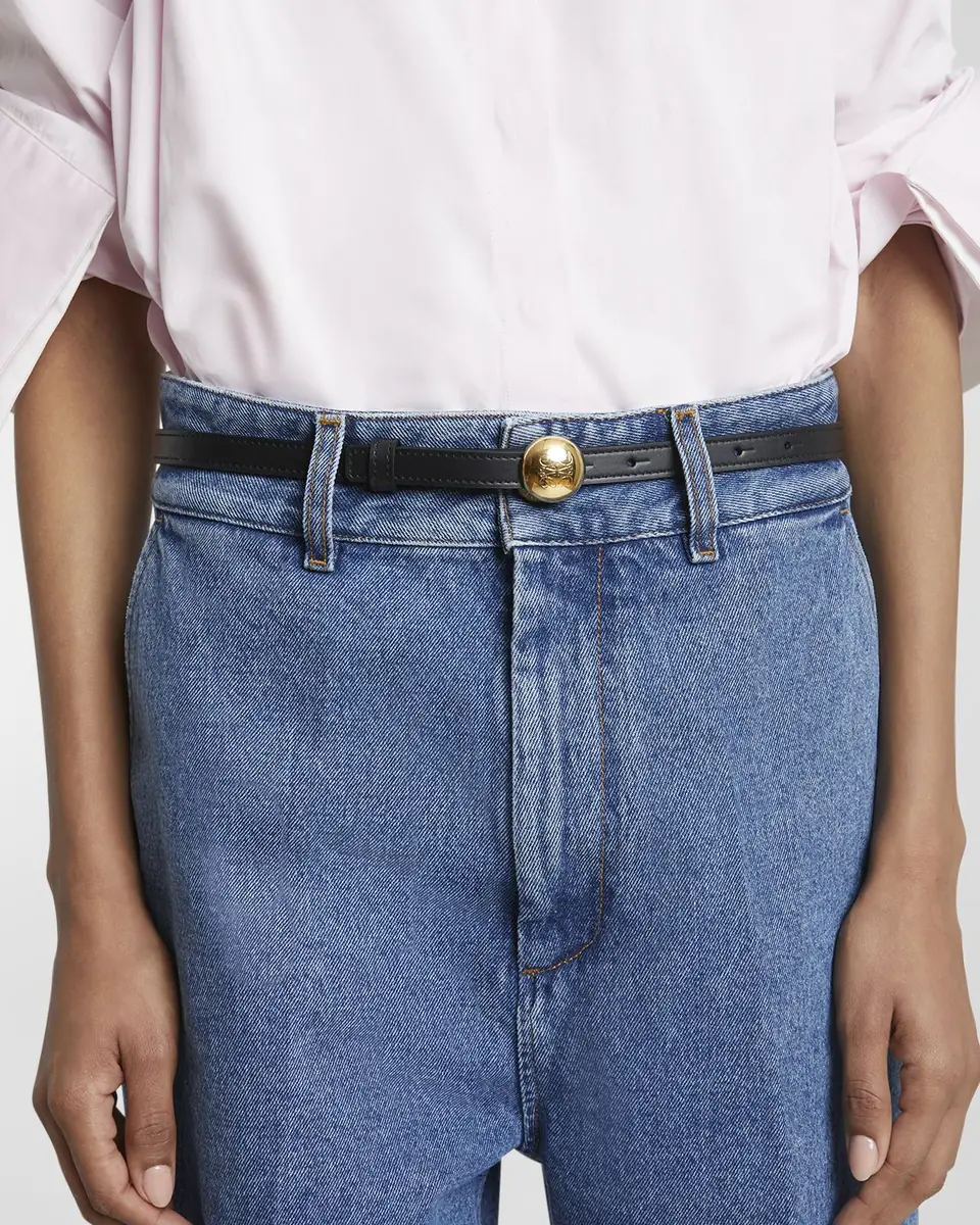 Loewe Smooth Leather Skinny Belt | Thumbnail 2