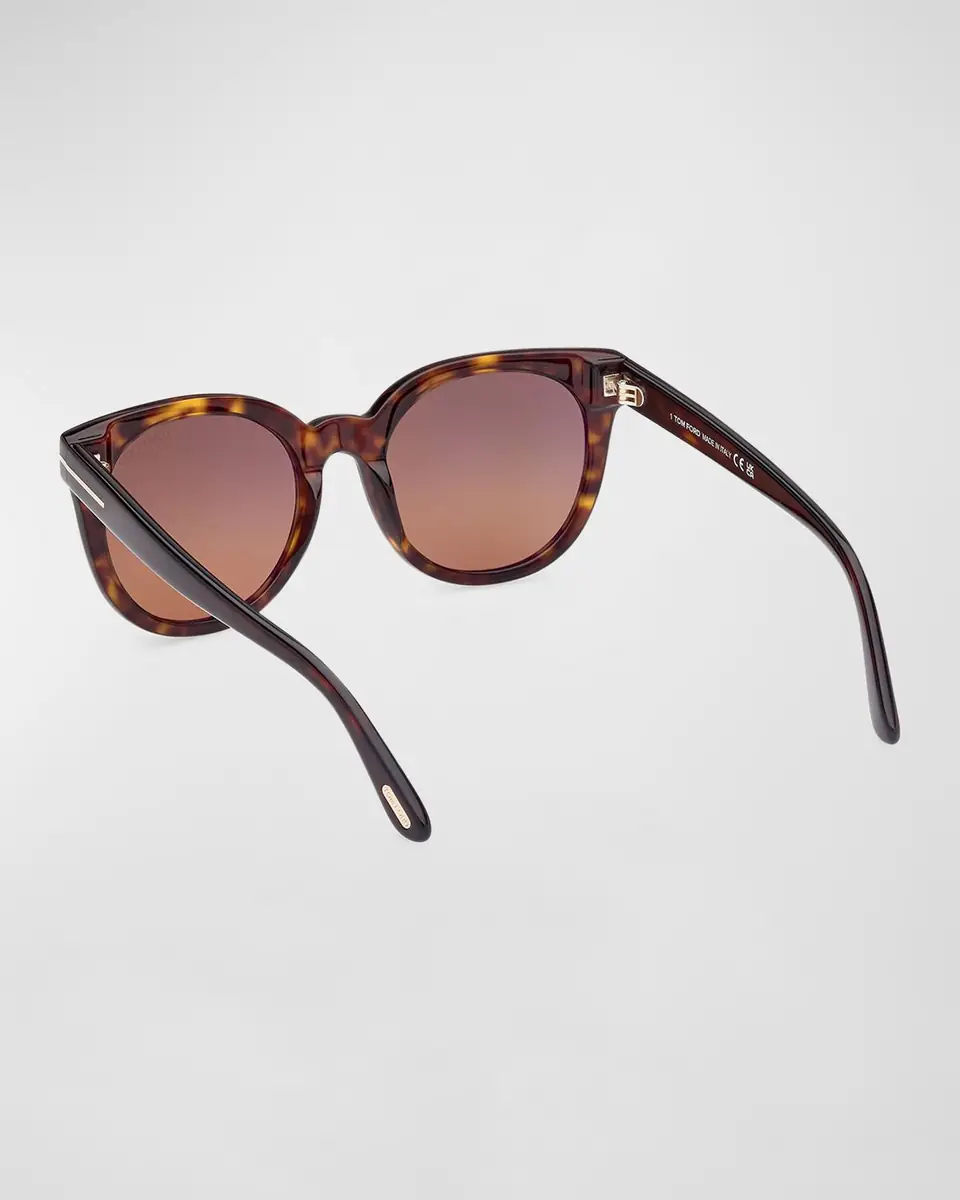 Tom Ford Moira Acetate Butterfly Sunglasses | Thumbnail 2