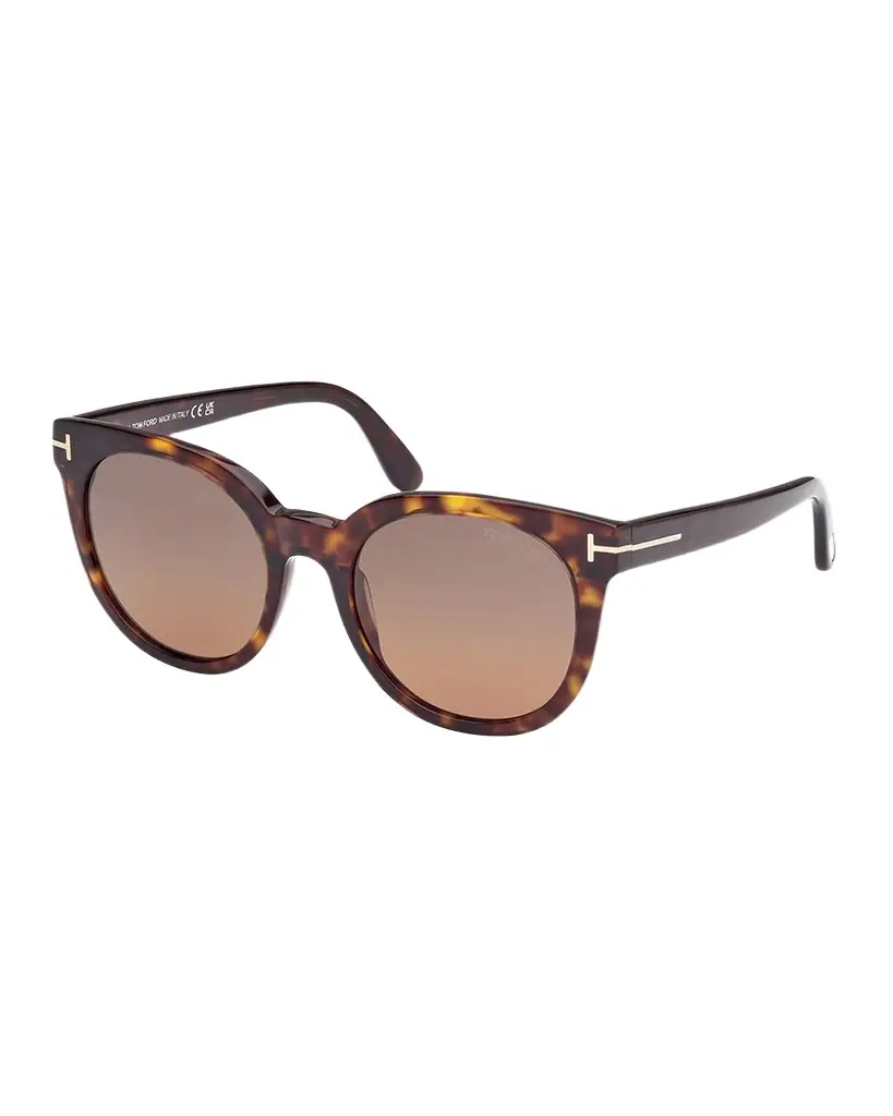 Tom Ford Moira Acetate Butterfly Sunglasses