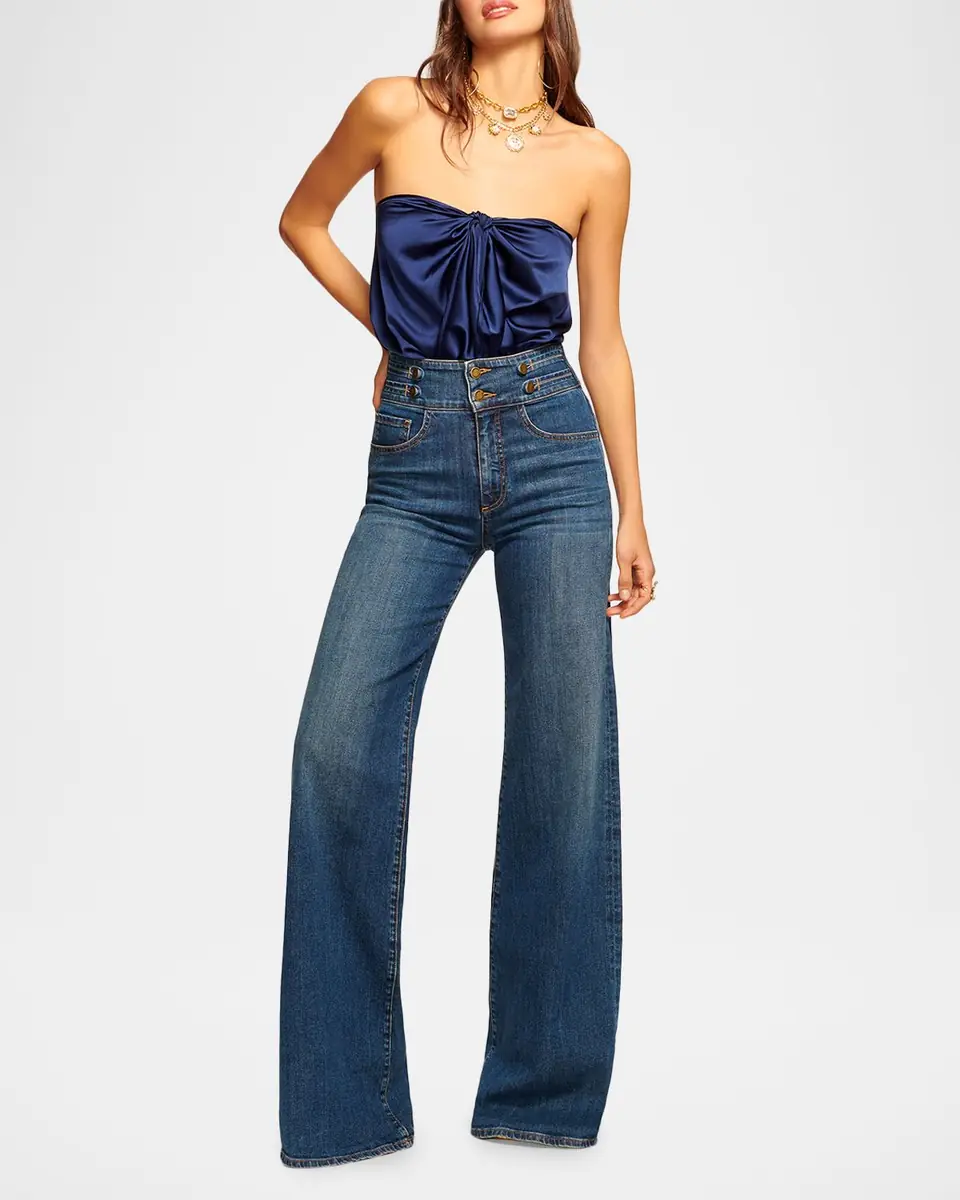 Ramy Brook Liv High-Rise Wide-Leg Jeans | Thumbnail 2 Ramy Brook Liv High-Rise Wide-Leg Jeans | Thumbnail 2